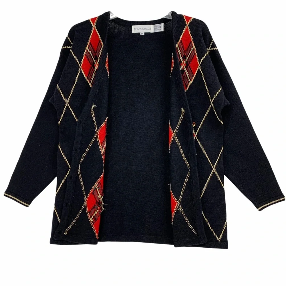 Vintage argyle sweater